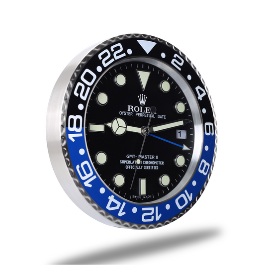 GMT-Master II Wall Clock - Blue and Black