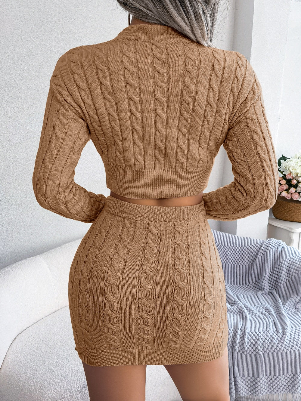 Strick Kleid Zoey | 2 Teiler