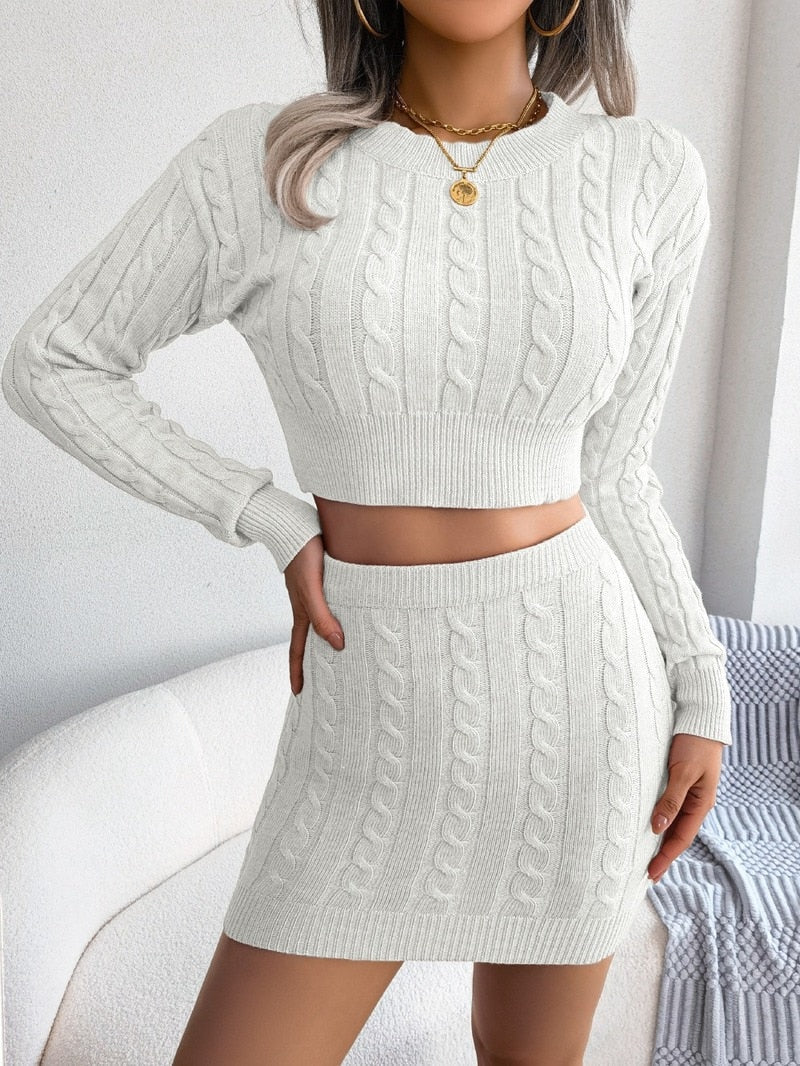 Strick Kleid Zoey | 2 Teiler