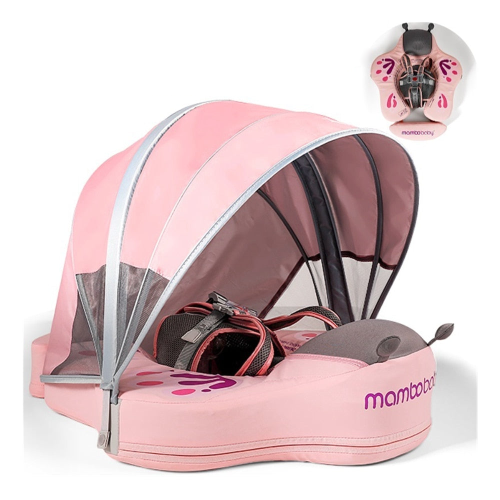 Baby Schwimmring mit Sonnenschutz | Premium