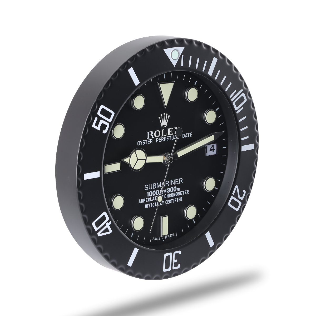 Submariner Wall Clock - All Black