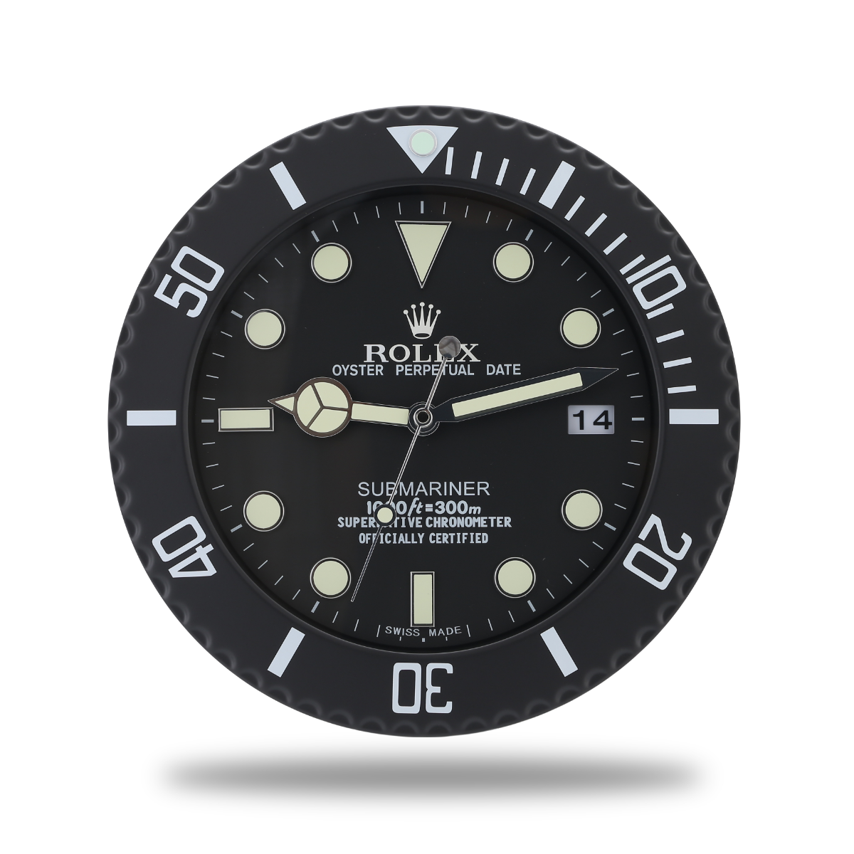 Submariner Wall Clock - All Black