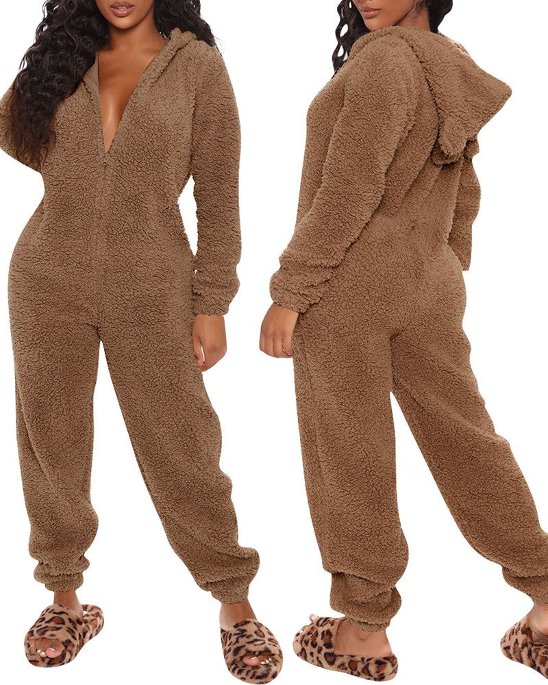 Fleece Jumpsuit | Teddy
