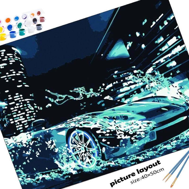 Cool Car Canvas