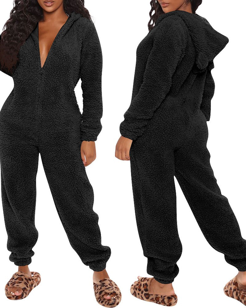 Fleece Jumpsuit | Teddy