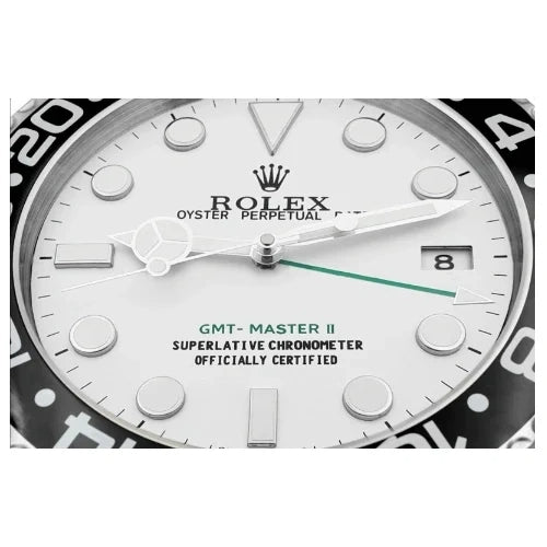 GMT Master ll Sliver & White Style | Wall Clock