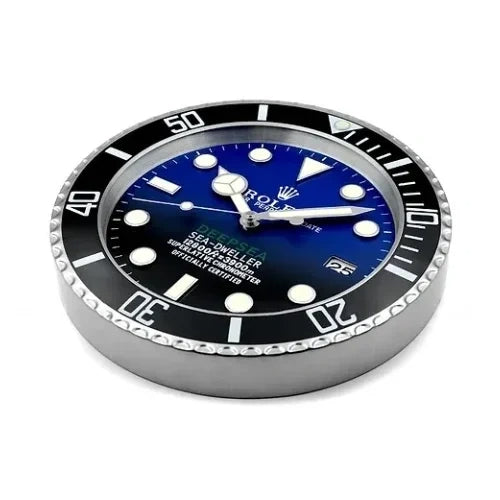 SEA-DWELLER DEEPSEA Black & Blue Style | Wall Clock