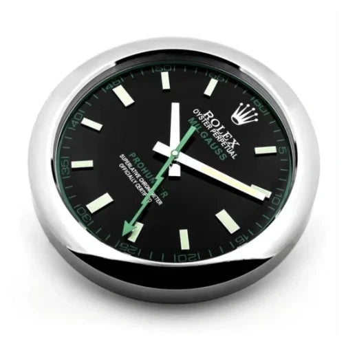 Milgauss Style Sliver & Black Blue | Wall Clock