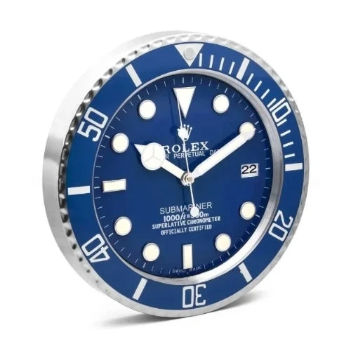 Submariner Blue Style | Wall Clock