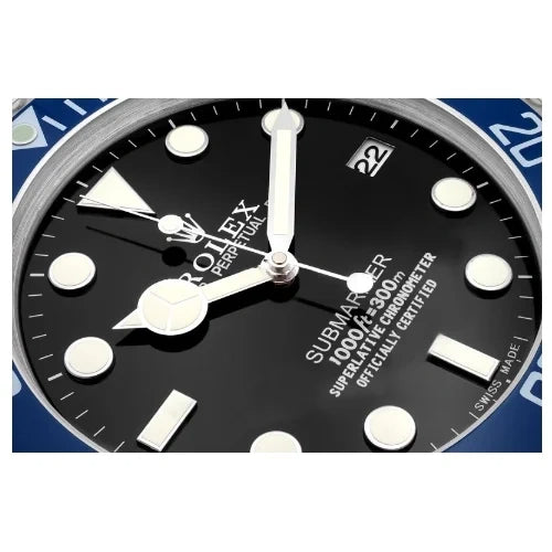 Submariner Black & Blue Style | Wall Clock