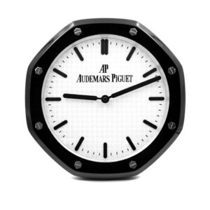 AP Style Wall Clock – Black Case & White Dial | xclocks