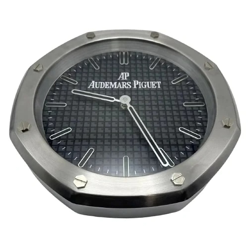 AP Wall Clock – Royal Oak Silver & Black Edition 34 cm | Xclocks - Image 2