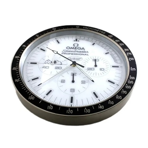 Omega Wall Clock Snoopy Speedmaster – White Dial 40cm Edition | Xclocks - Image 3