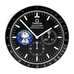 Omega Speedmaster Wall Clock Moonwatch Apollo | Blue Luxury Edition