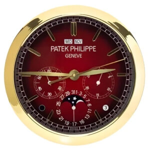 Patek Philippe Wall Clock 40cm – Grand Complications Gold and Red Luxury Silent Wall Clock