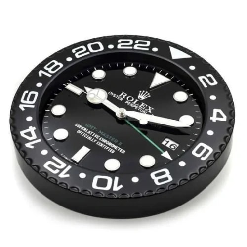 GMT Master II Wall Clock – All Black Style | 34 cm Luxury Edition - Image 3