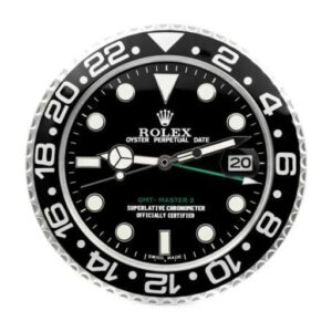 GMT Master II Wall Clock – Classic Black Style | 34 cm