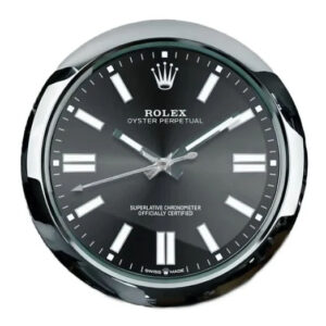 Oyster Perpetual Wall Clock 35cm – Classic Black Dial