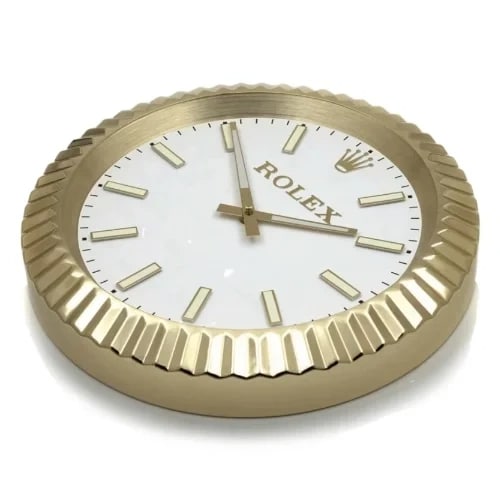 Date-Just Wall Clock – Golden Style | 34 cm Luxury Edition - Image 3