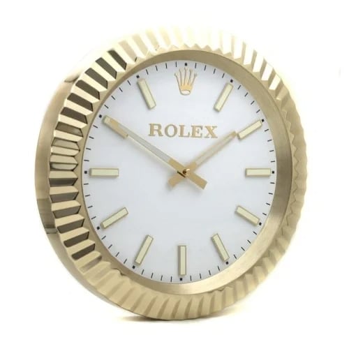 Date-Just Wall Clock – Golden Style | 34 cm Luxury Edition - Image 2