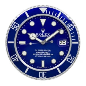 Submariner Wall Clock 34cm – Blue Luxury Silent Wall Clock