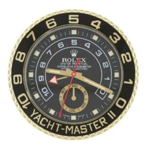 Yacht Master ll Gold & Black | Wall Clock