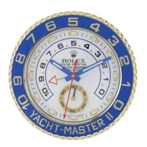 Yacht Master ll Blue & Gold | Wall Clock
